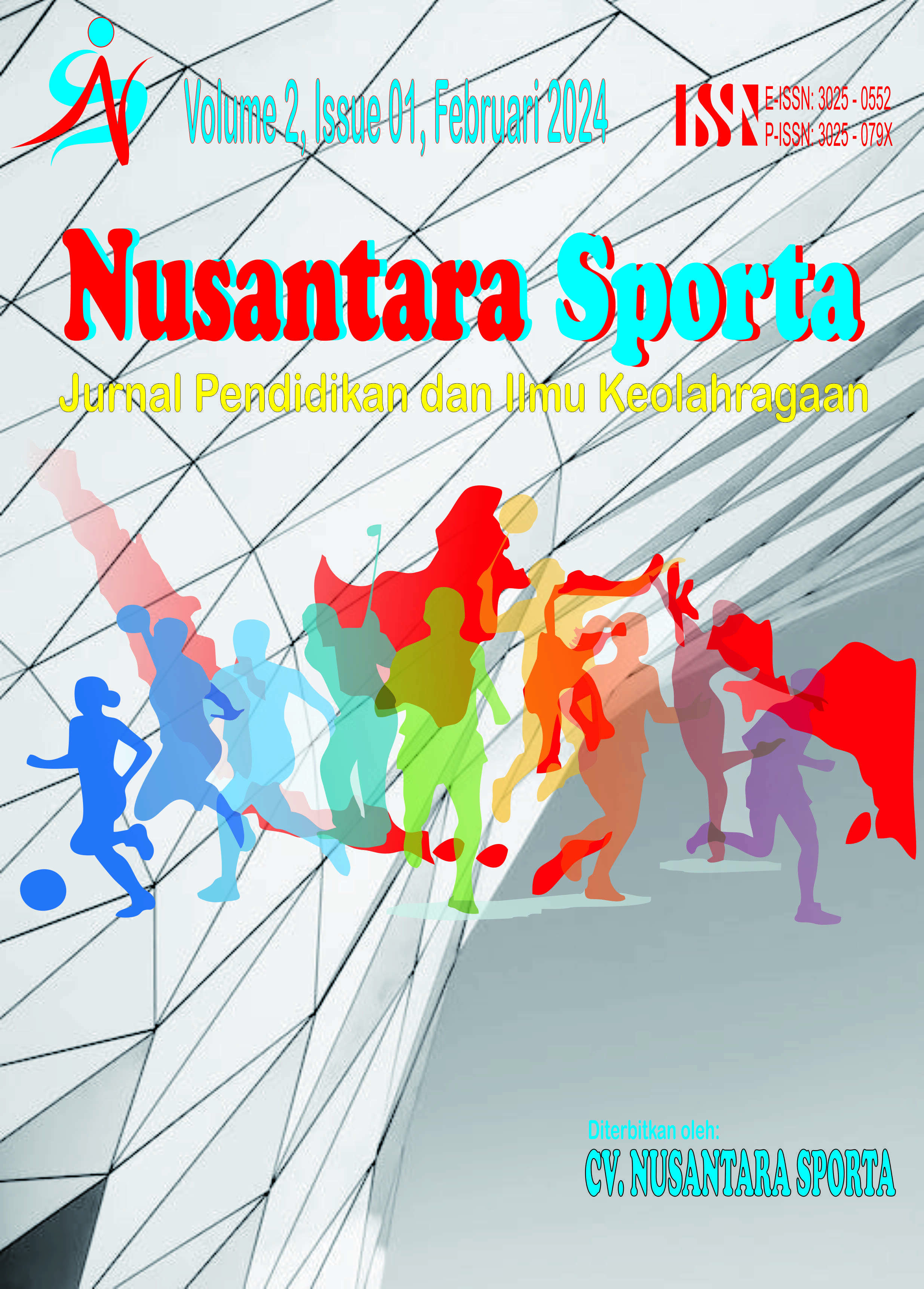 					View Vol. 2 No. 01 (2024): NUSANTARA SPORTA: Jurnal Pendidikan dan Ilmu Keolahragaan
				